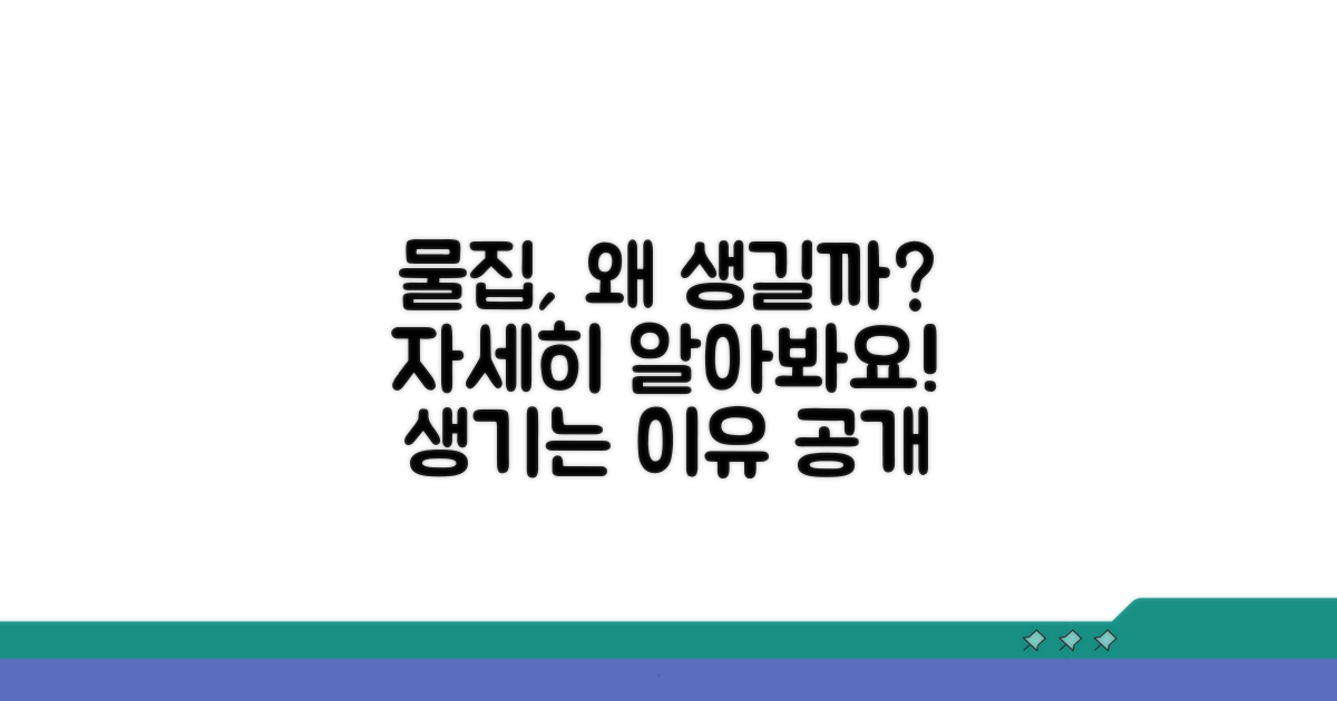 물집 생기는 이유 상세 설명