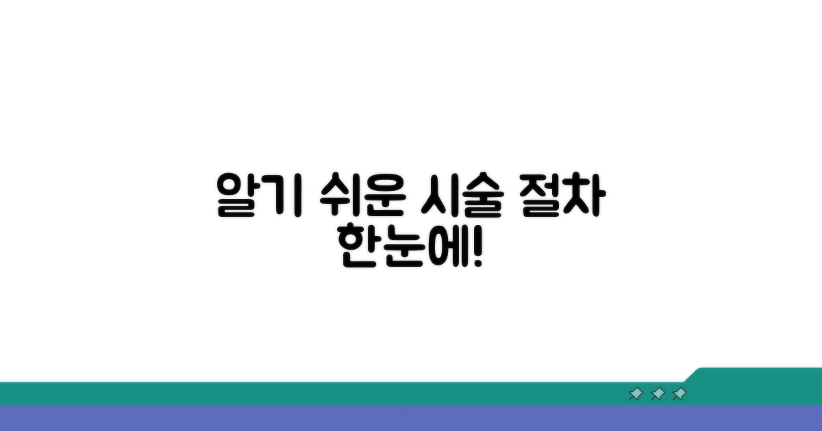 시술 절차 상세 이해