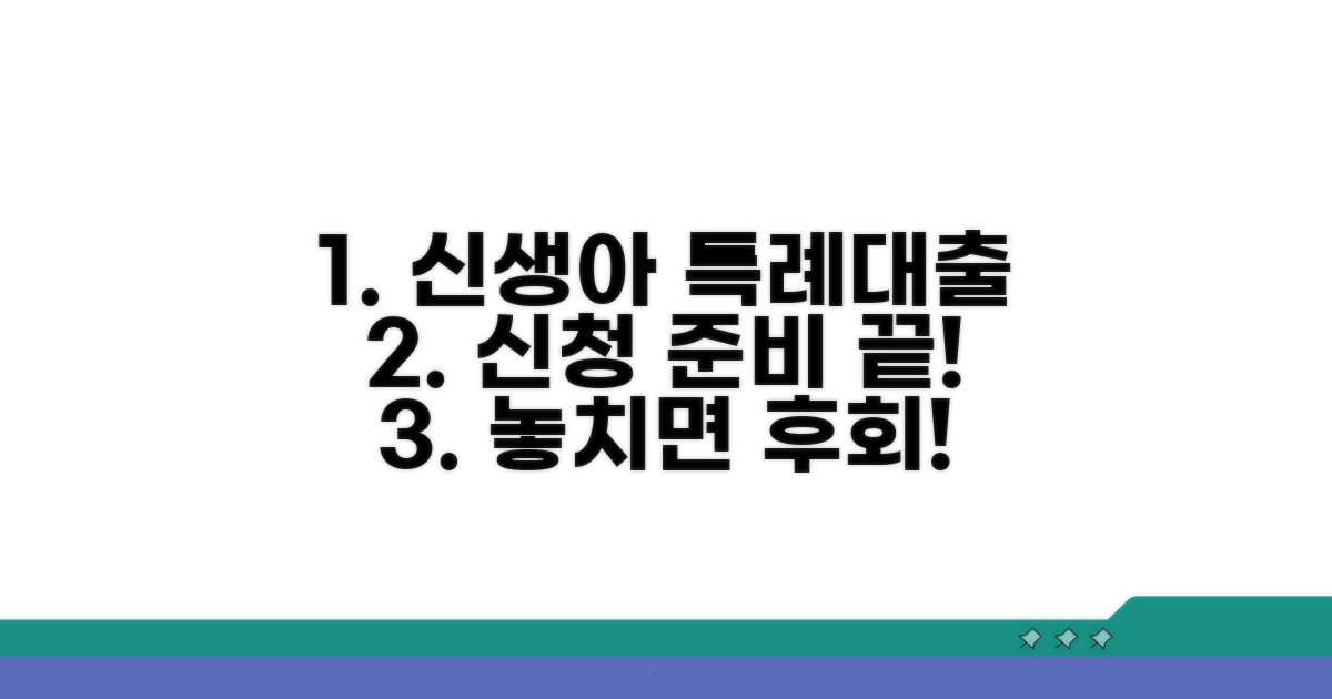 신생아 특례대출 신청 준비
