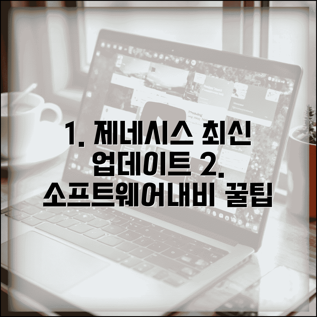 제네시스 업데이트 최신 정보 | 소프트웨어/내비게이션 업데이트 방법