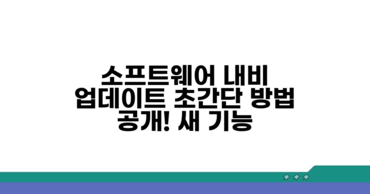 소프트웨어/내비게이션 업데이트 방법