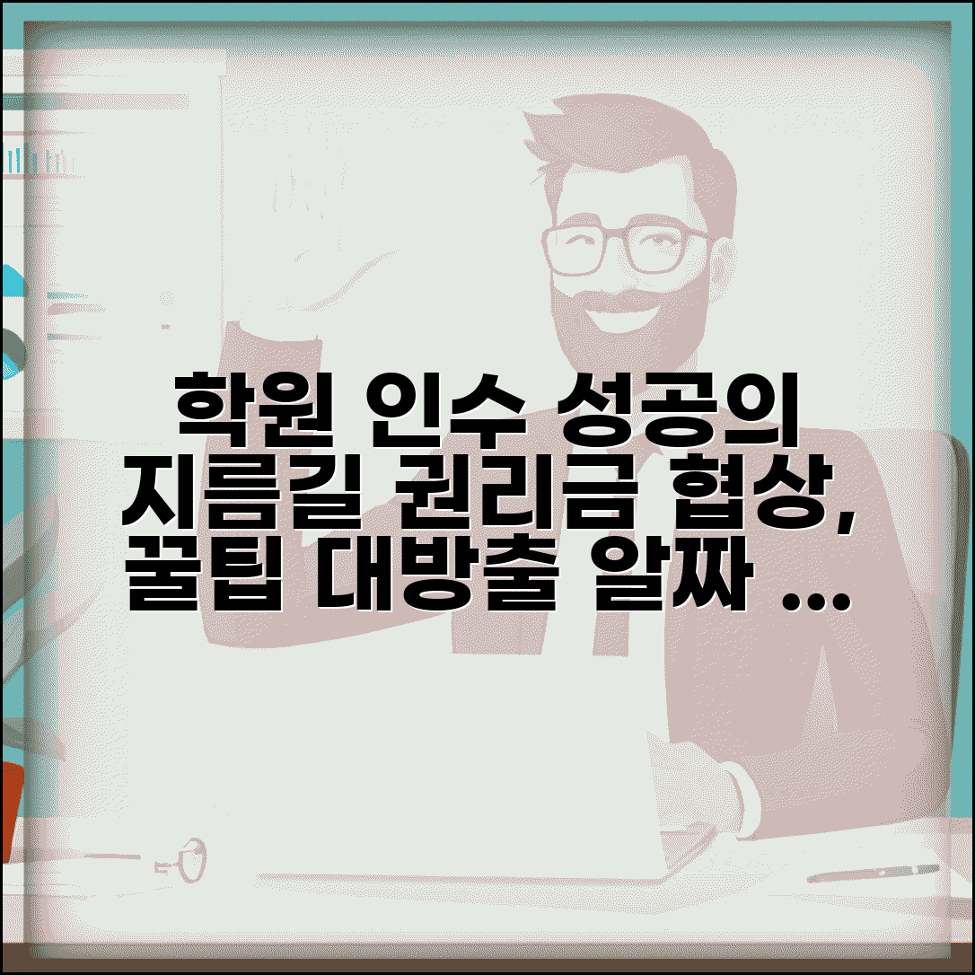 학원매매 창업 가이드 인수 절차 권리금 협상