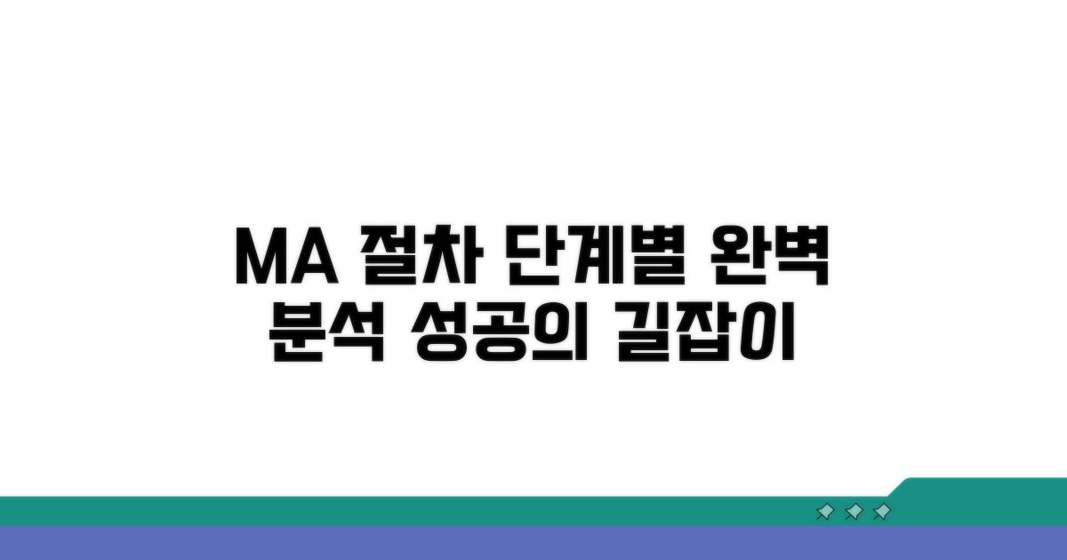 인수 절차 단계별 완벽 분석