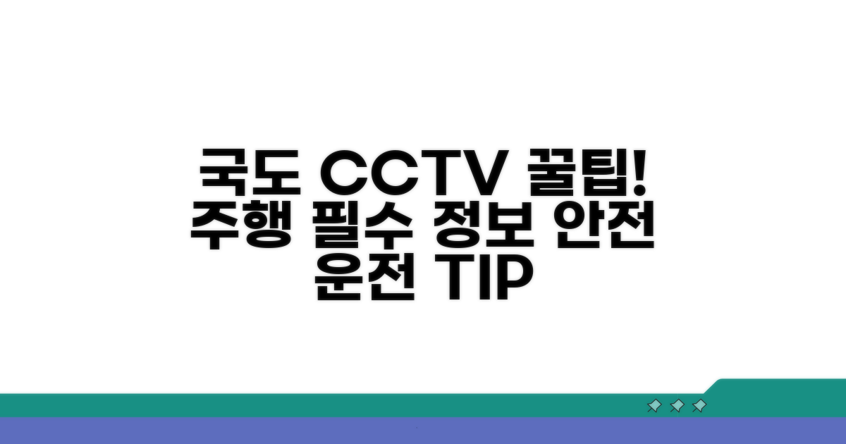 국도 CCTV 활용 꿀팁과 주의사항