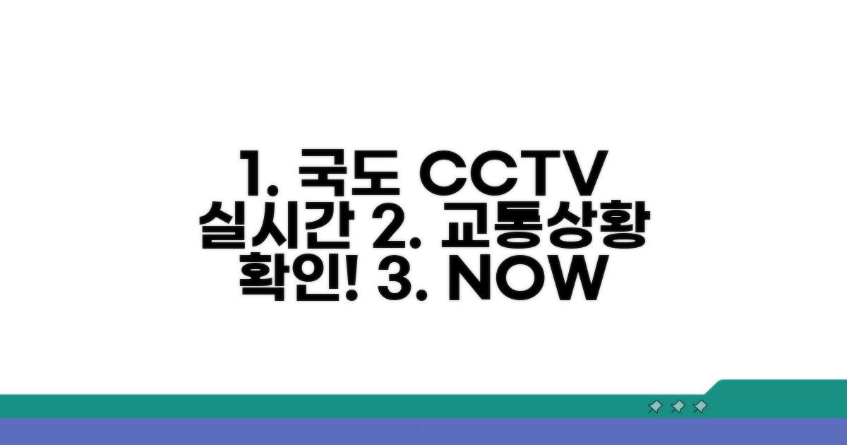 지금 바로 국도 CCTV 교통상황 확인
