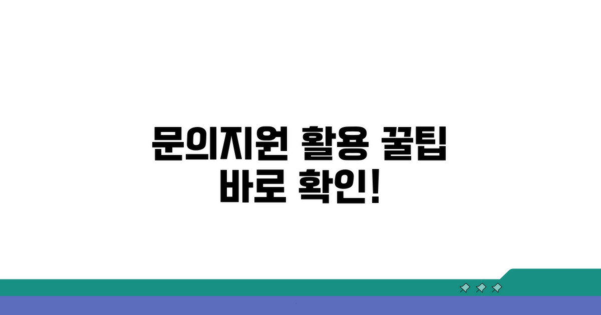 문의 및 지원 서비스 활용법