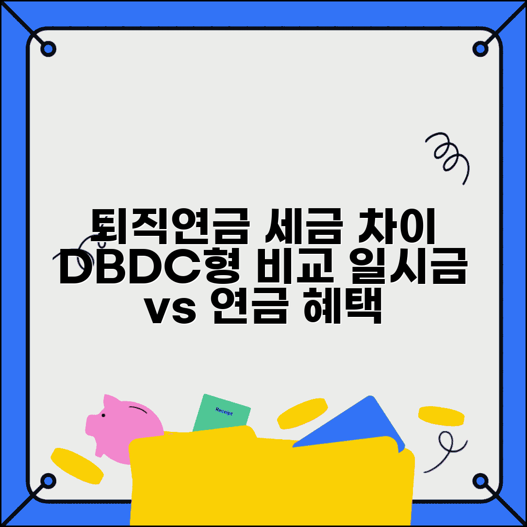 퇴직연금 일시금 연금 수령 세금 차이 DB DC형 총정리