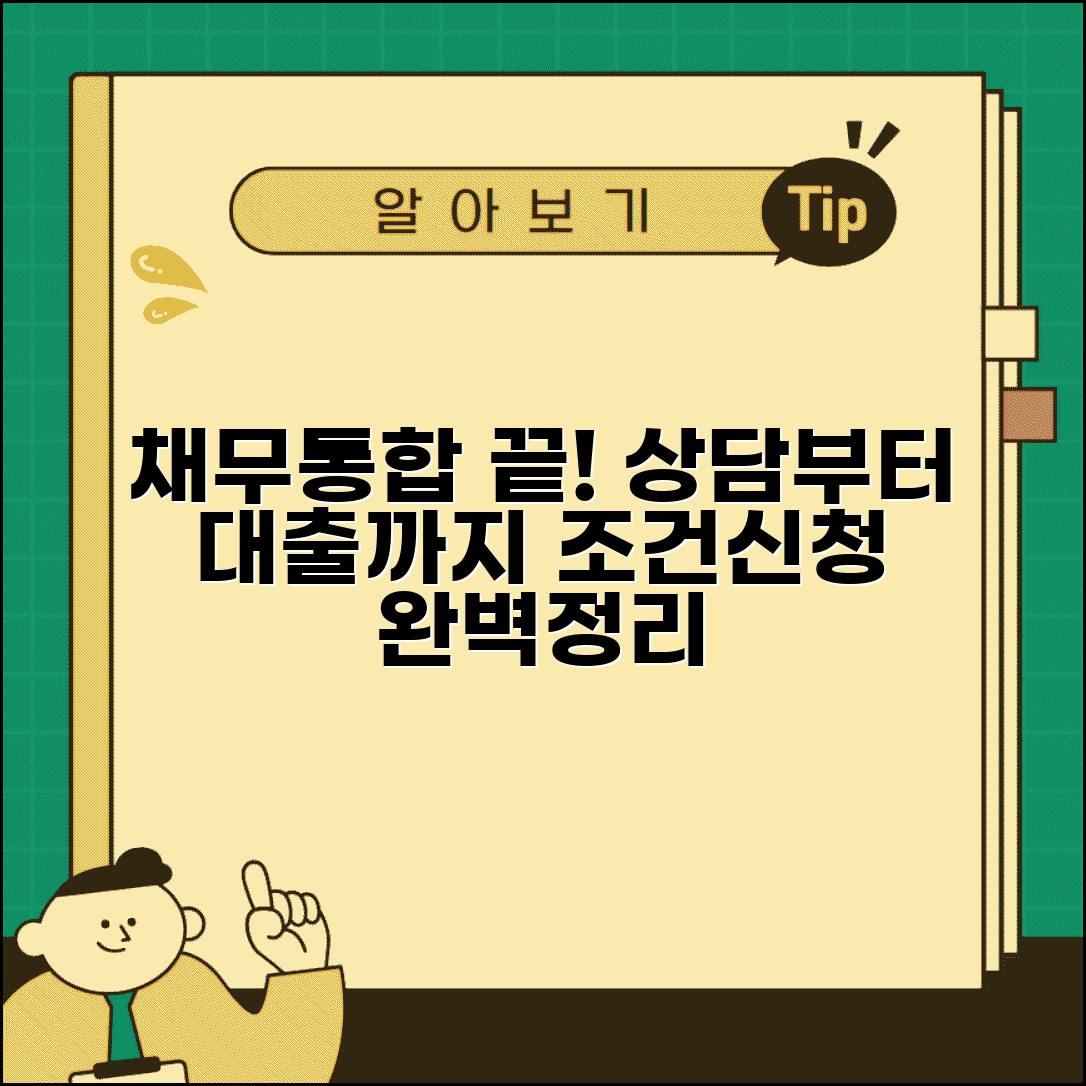 채무통합 지원센터 | 채무통합 상담 및 대출 지원 서비스 조건, 신청방법 총정리