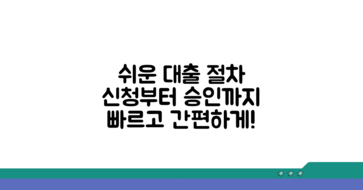신청부터 대출 승인까지 쉬운 절차