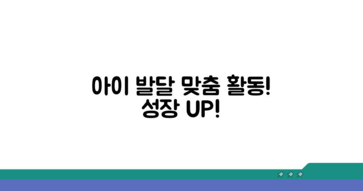 아이 발달 맞춤 활동 소개