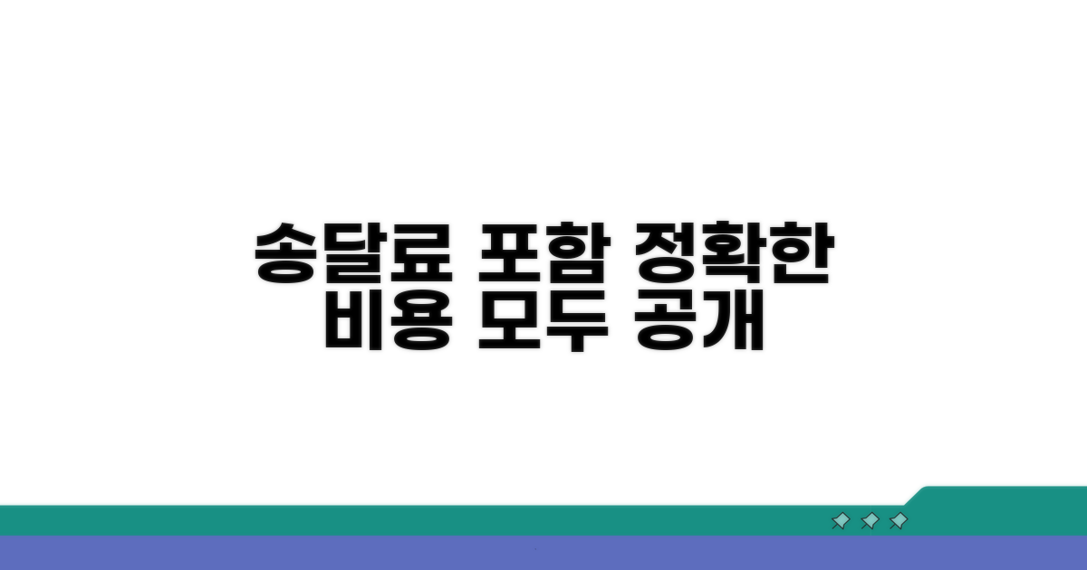 송달료 포함, 정확한 비용 산정