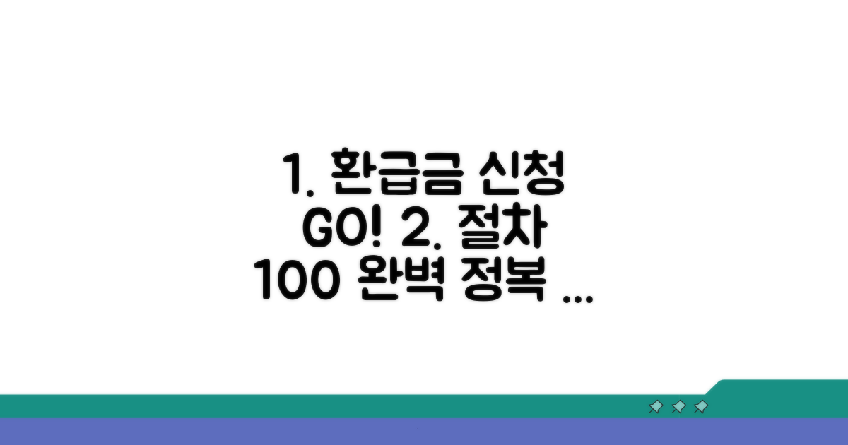 환급금 직접 신청, 절차 완전정복