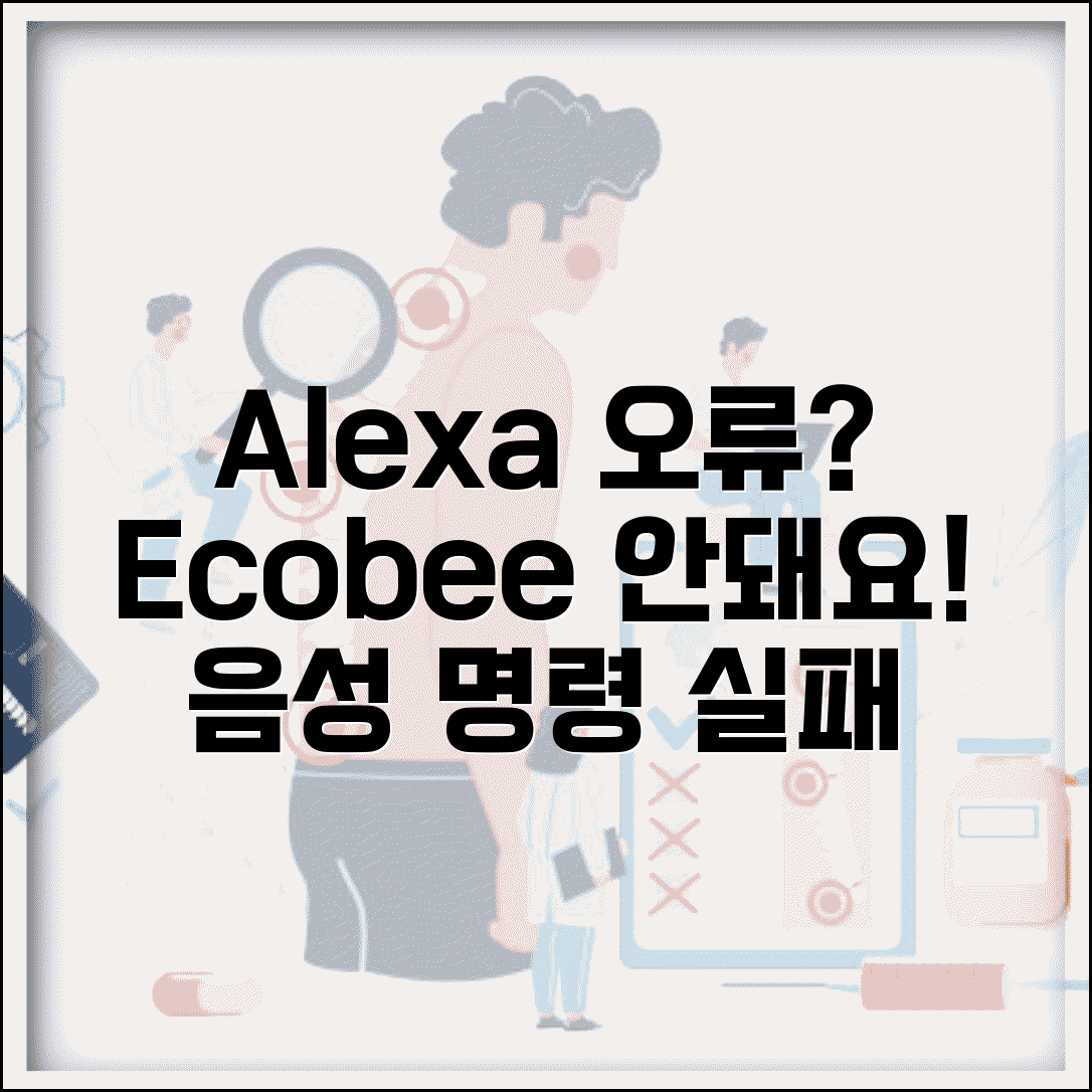 Ecobee 온도조절기 Alexa 오류 | 에코비 음성 명령 작동 안함
