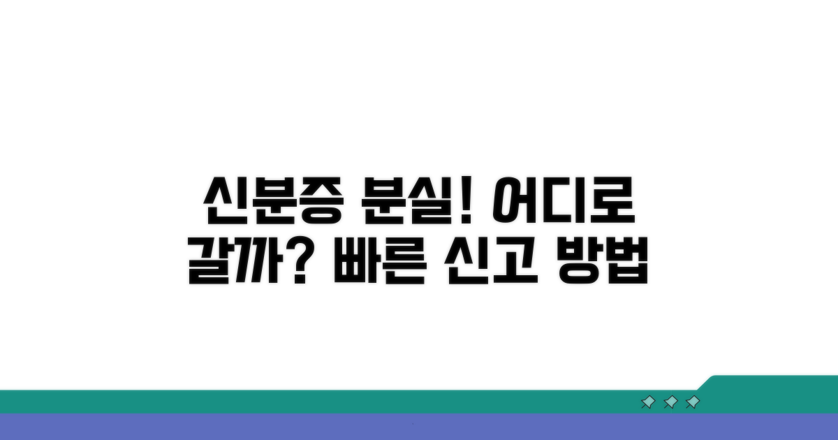 신분증 분실신고, 어디로 가야 할까?