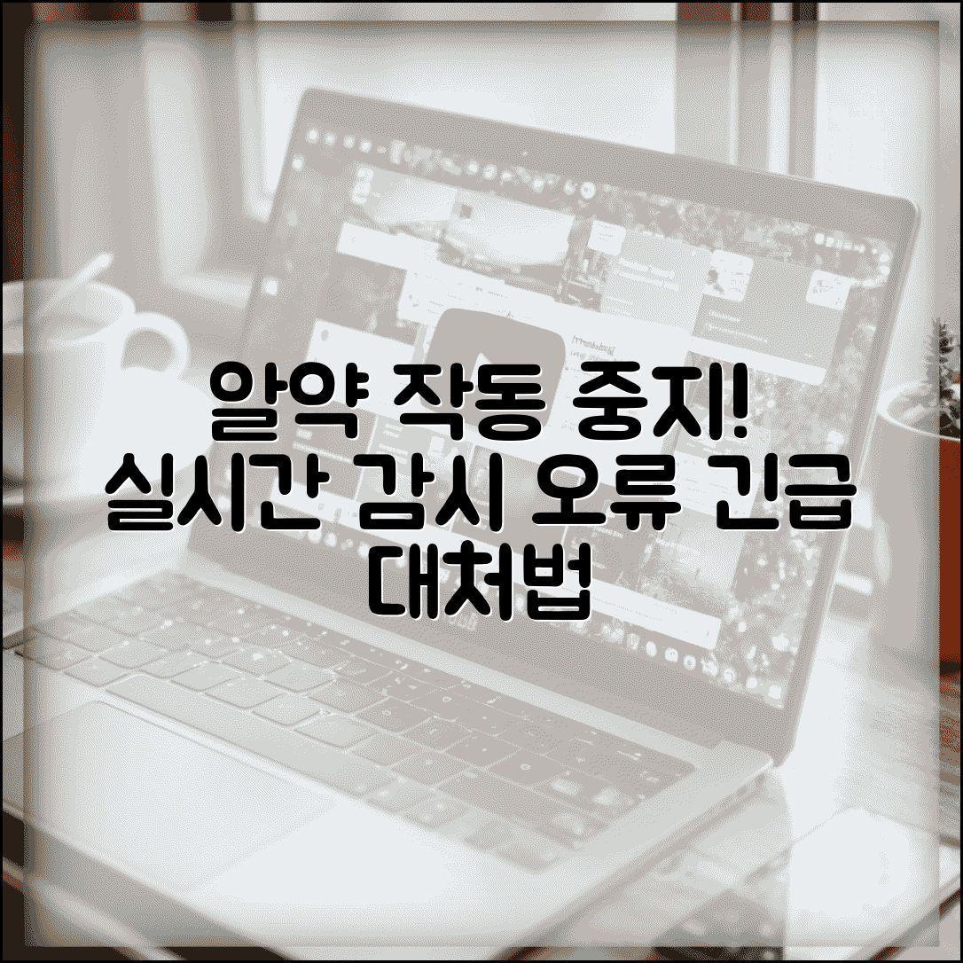 알약 실시간 감시 오류 | 알약 백신 작동 중지