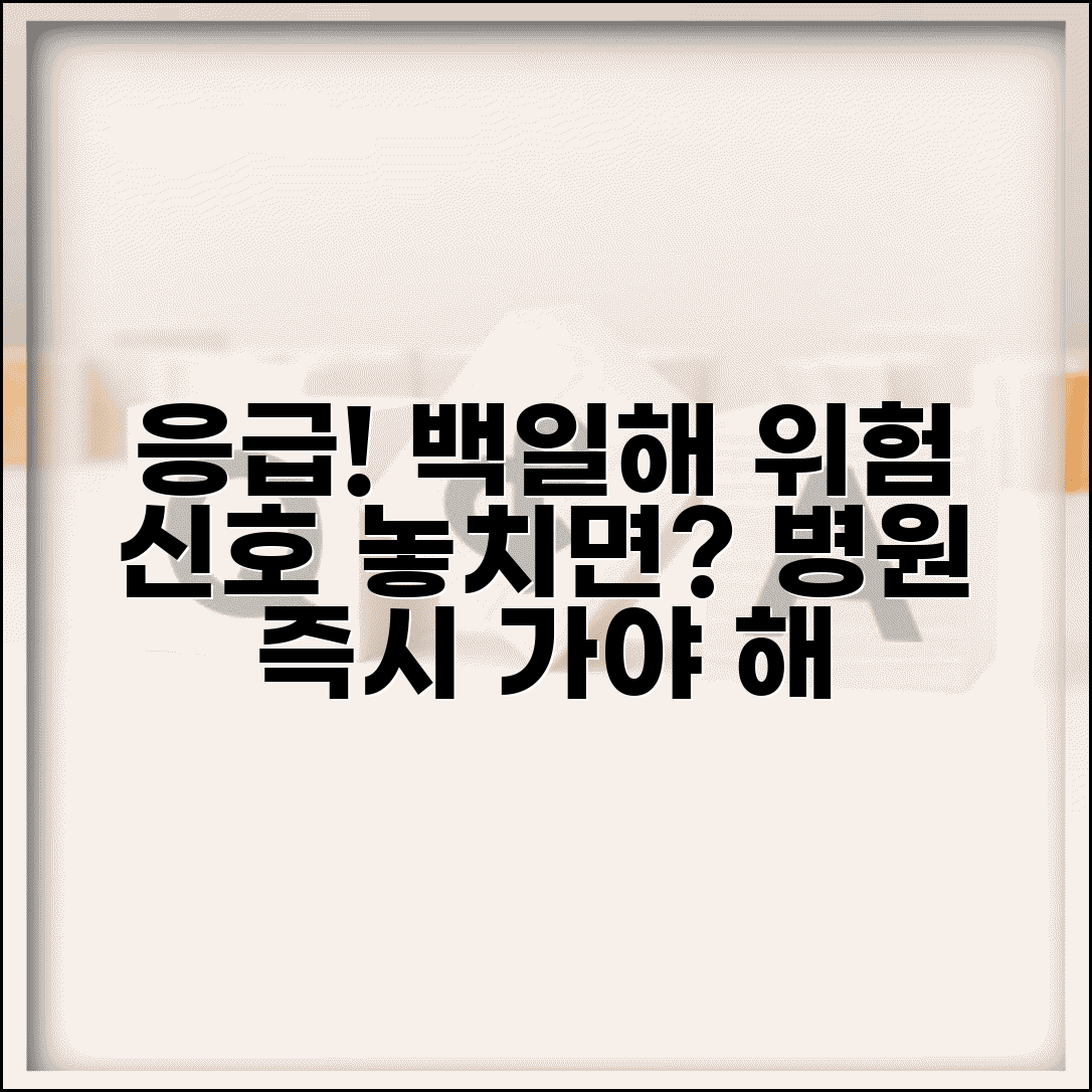 백일해 증상 응급 상황 판단 | 병원 즉시 방문이 필요한 위험 신호