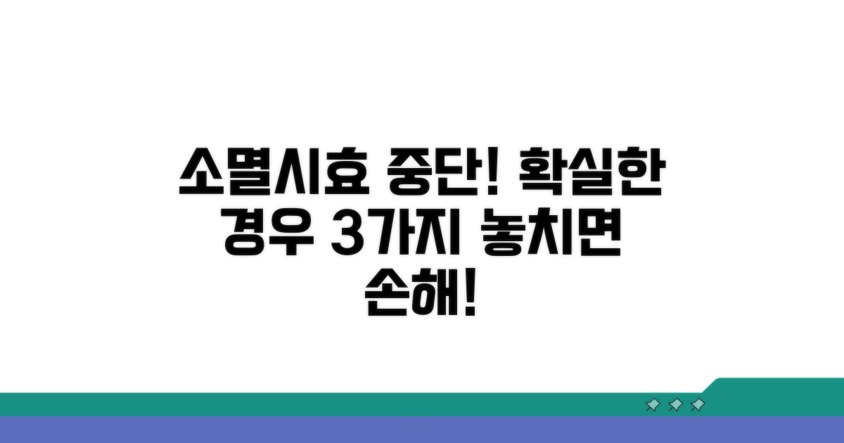 소멸시효 중단되는 구체적 경우