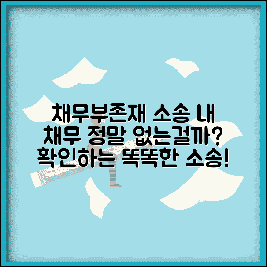 채무부존재 소송이란 | 채무가 없음을 확인하는 소송
