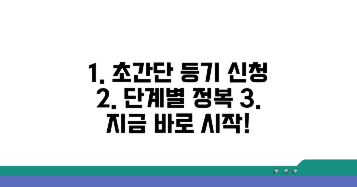 단계별 등기 신청 완벽 가이드