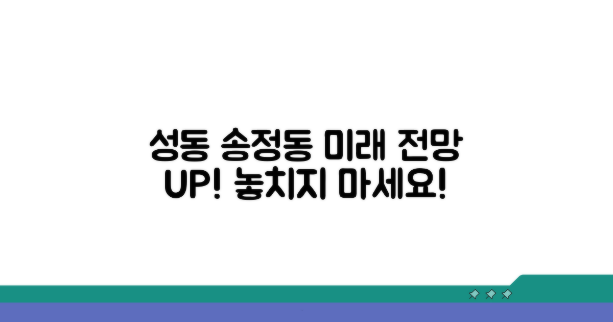 성동구 송정동 미래 전망