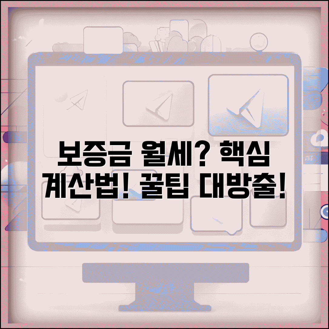 보증금 월세 환산 | 보증금을 월세로 바꾸는 계산법