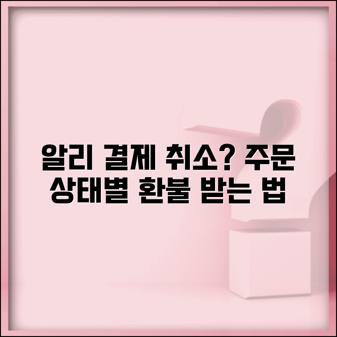 알리 결제취소 주문상태별 대처법 | 분쟁 제출 및 환불 추적 방법 총정리