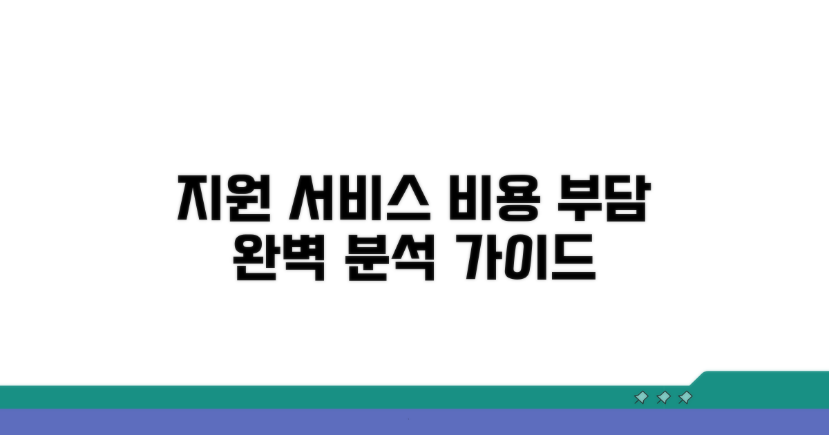 지원 서비스 비용 부담 완벽 분석