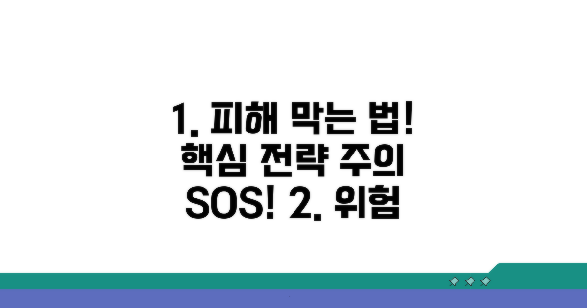 피해 막는 대응 전략과 주의할 점