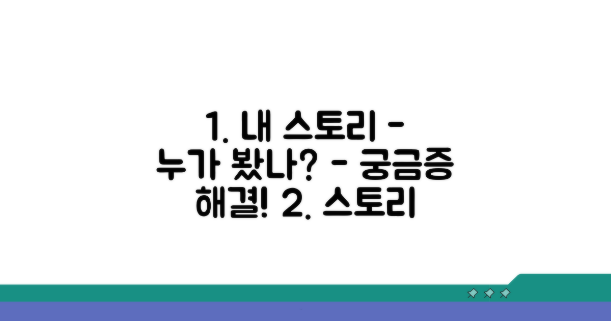 내 스토리를 누가 봤을까? 조회 순서 분석