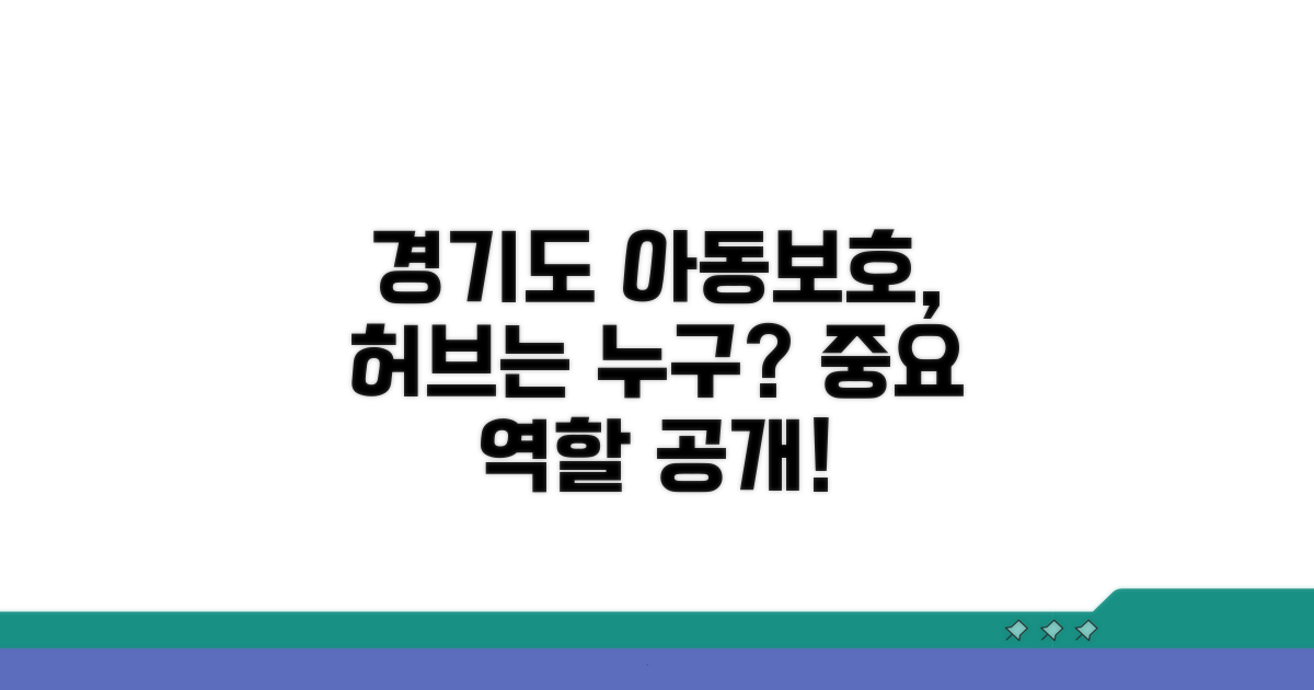 경기도 아동보호 허브 역할은?