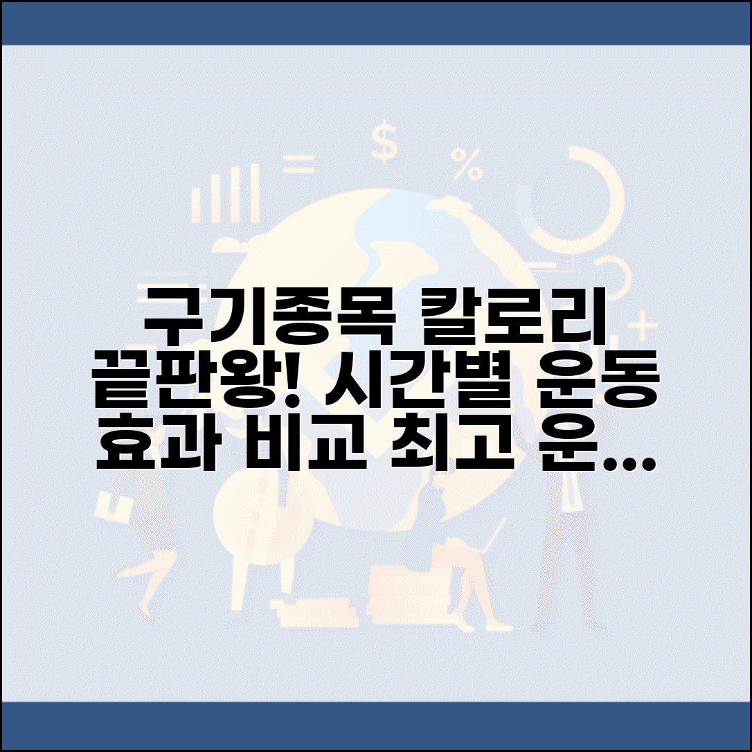 구기종목별 칼로리 소모량 비교 | 운동 효과, 시간별 정리 및 추천 운동